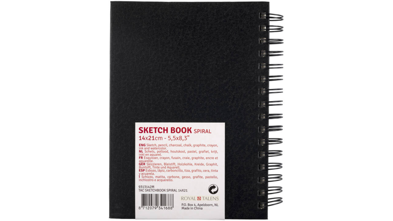 Schetsboek Talens Art Creation Spiraal 14x21cm 110gr 80vel