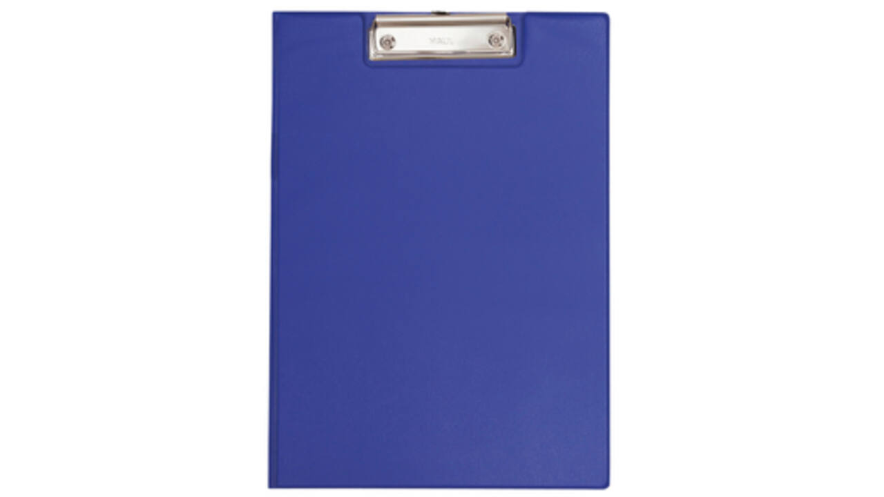 Klembordmap MAULpoly A4 staand PP-folie blauw