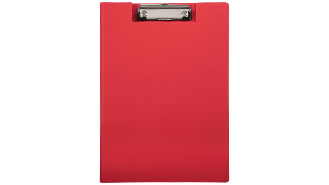 Klembordmap MAULbalance A4 versterkt karton rug 8mm rood