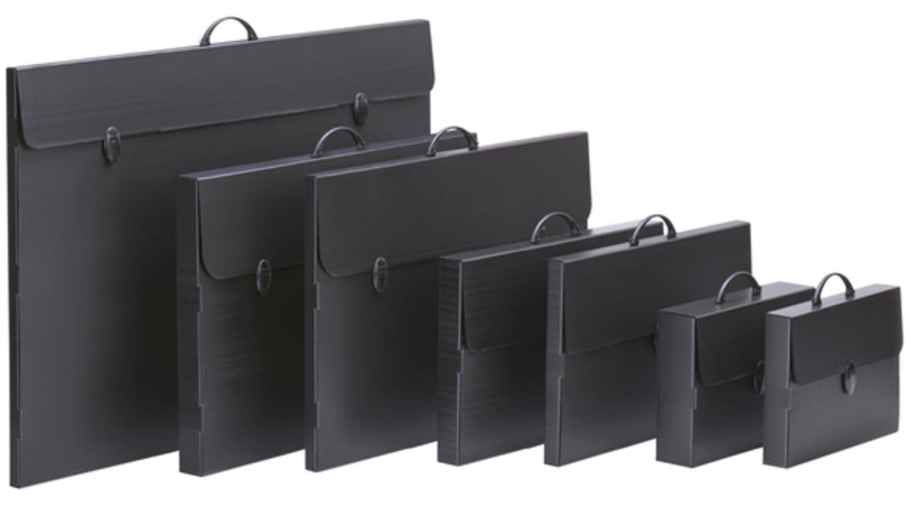 Tekenkoffer Favorit Every Line 375x270x80mm zwart