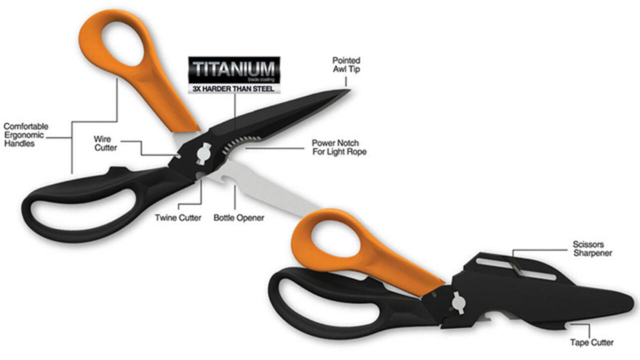 Schaar Fiskars 230mm Cuts and More Multi-tool