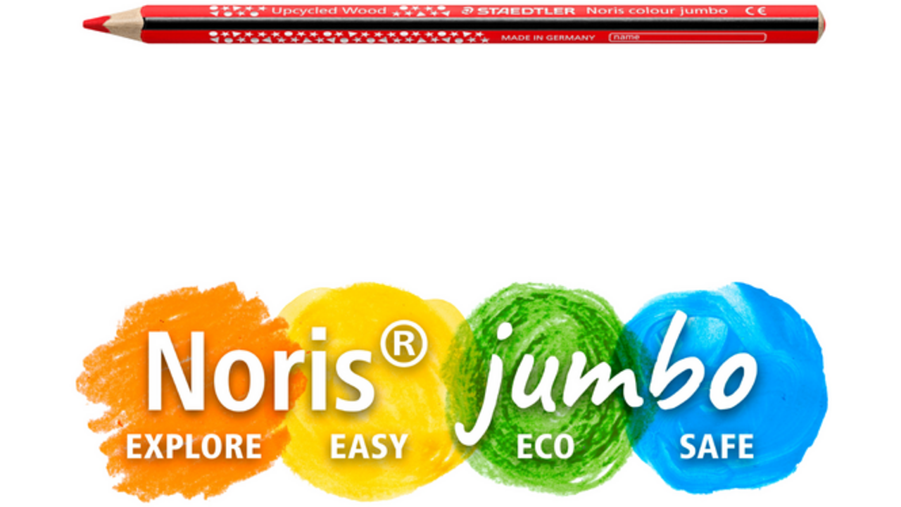 Kleurpotlood Staedtler Noris Colour Jumbo set à 12 kleuren