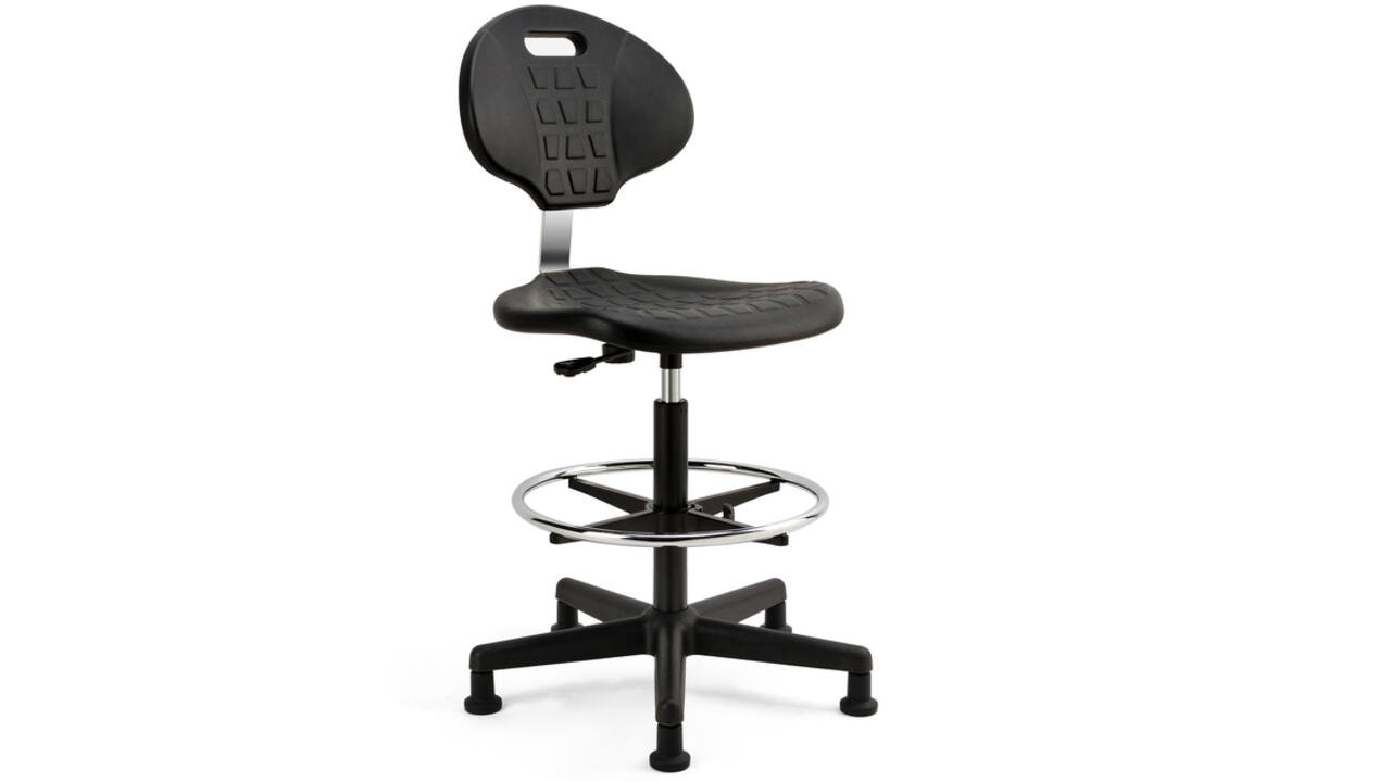 Werkstoel Euroseats Tarente Large zwart