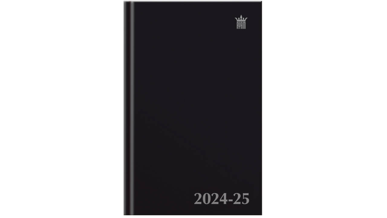 Schoolagenda 2025-2026 Ryam Studie Uni 7dagen/2pagina's zwart