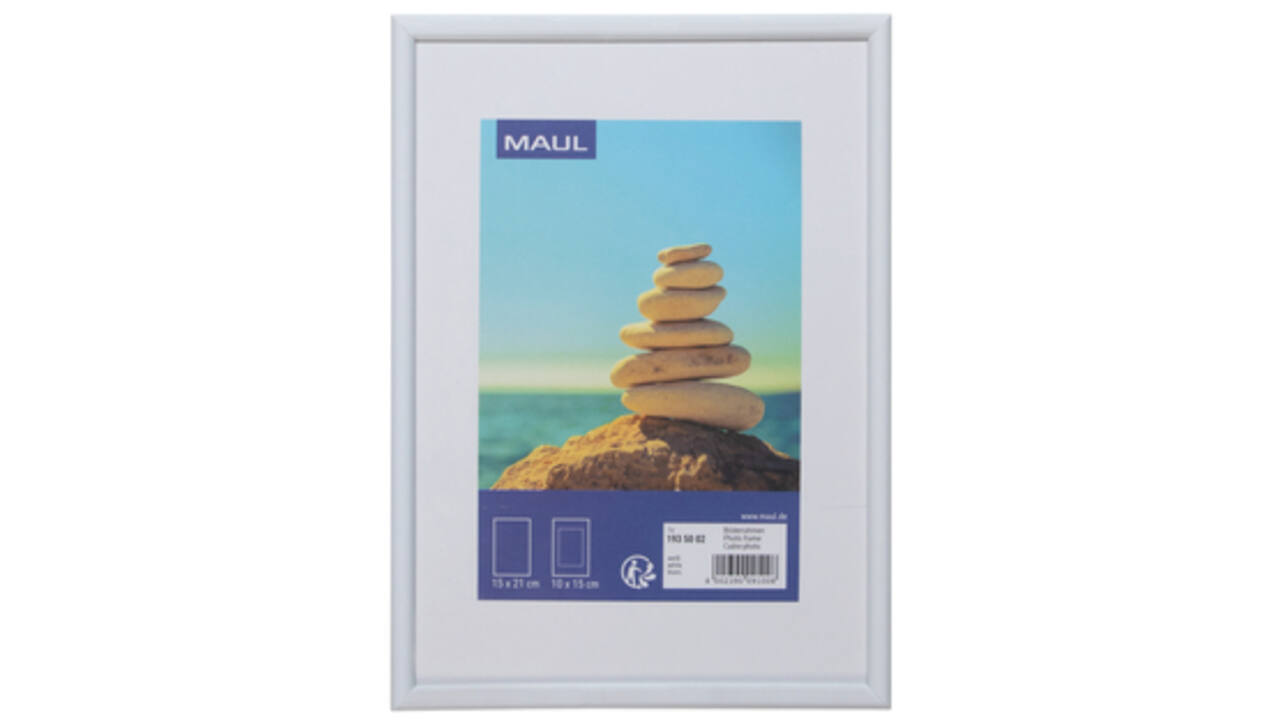 Fotolijst MAUL art 15x21cm kunststof frame wit