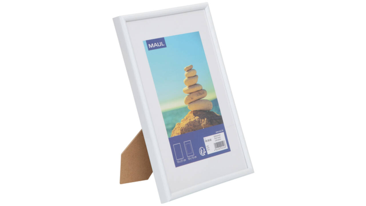 Fotolijst MAUL art 15x21cm kunststof frame wit