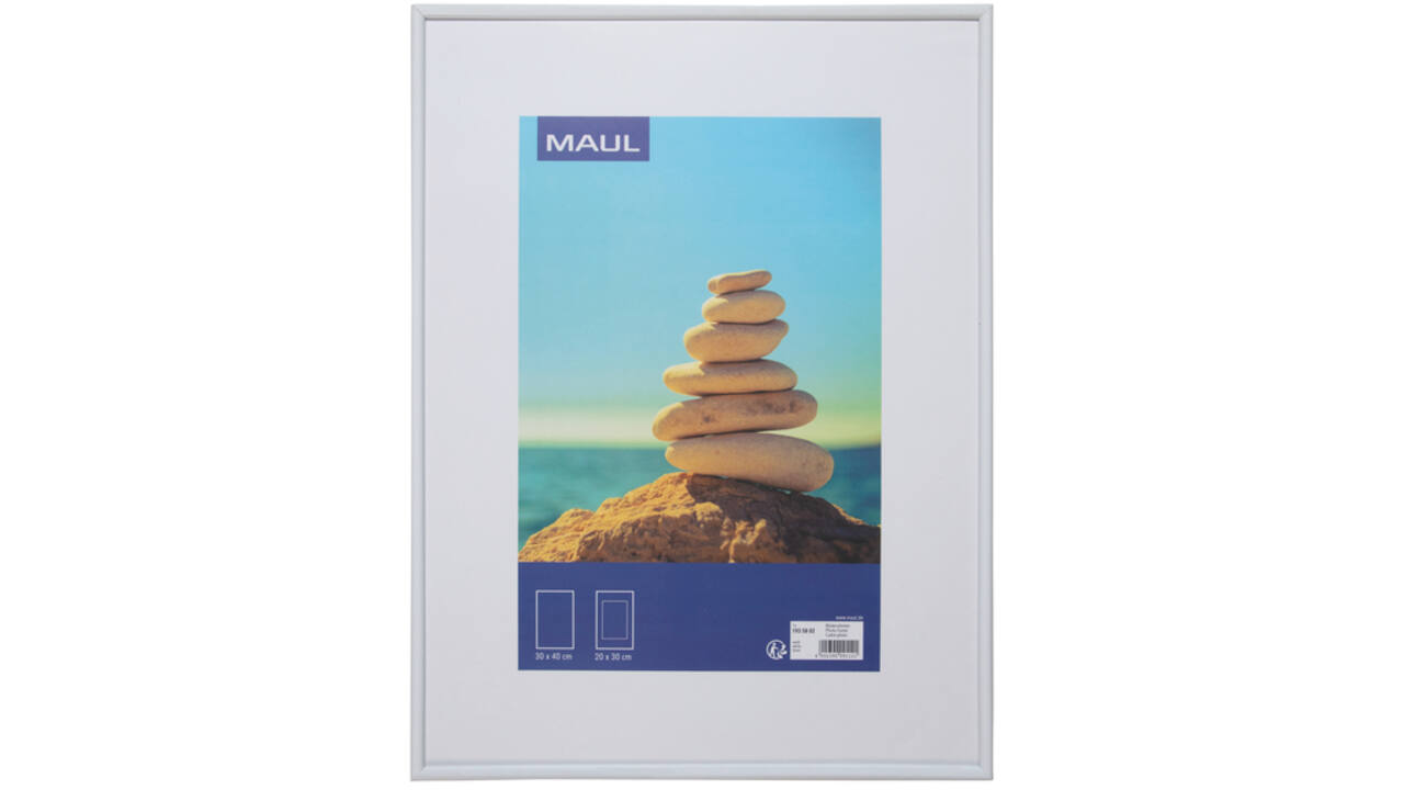 Fotolijst MAUL art 30x40cm kunststof frame wit
