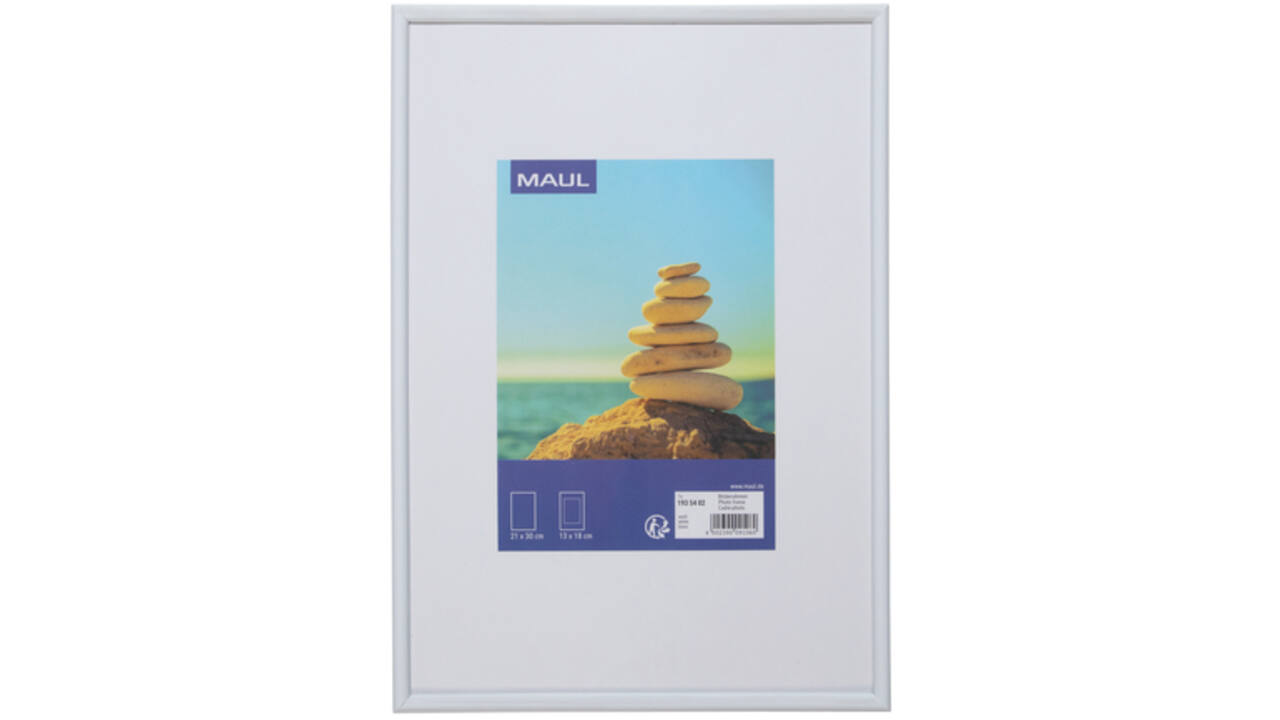 Fotolijst MAUL art 21x30cm kunststof frame wit