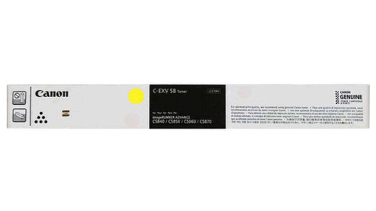 Tonercartridge Canon C-EXV 58 geel