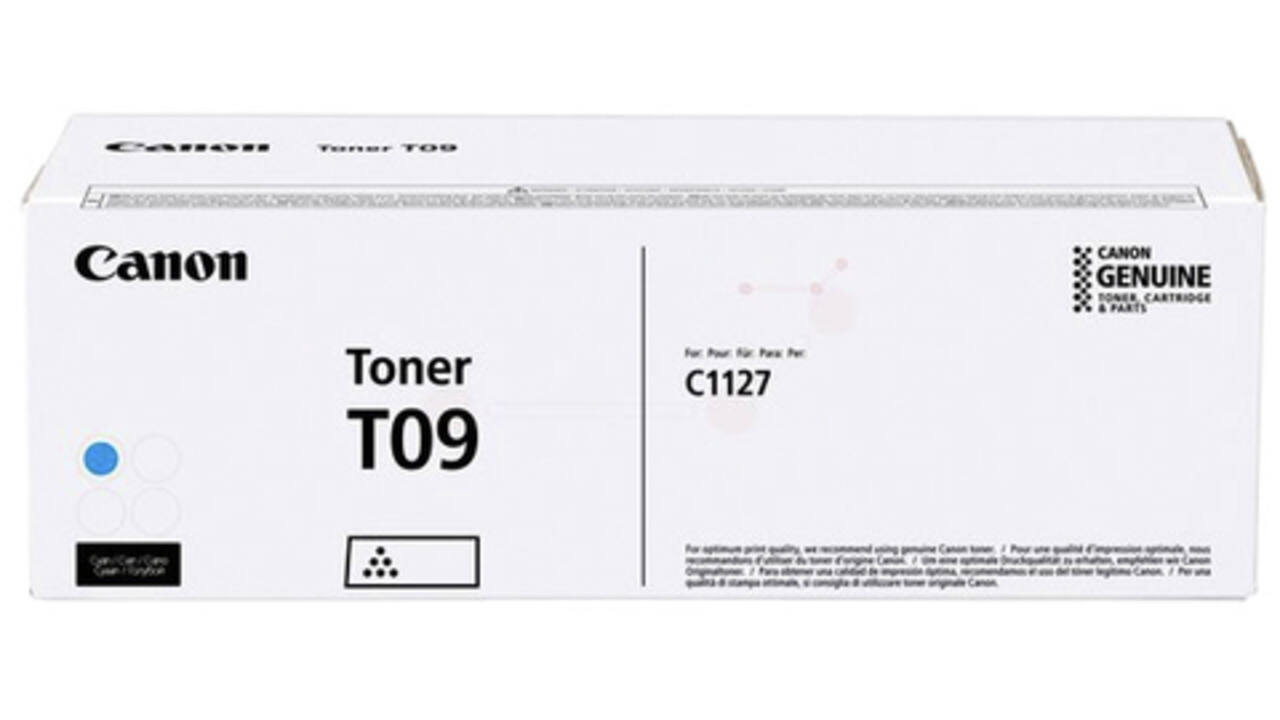 Tonercartridge Canon T09 blauw