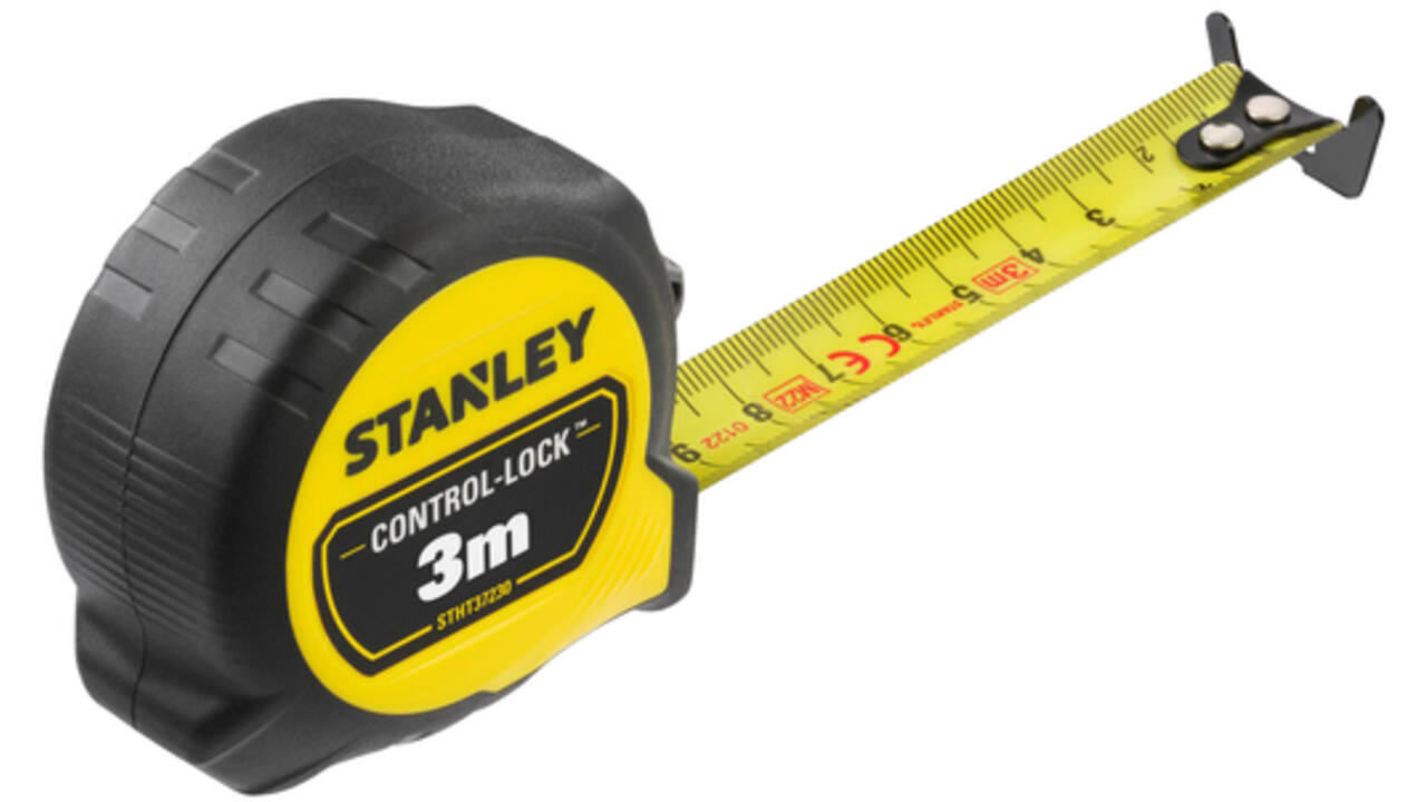 Rolmaat Stanley Control-Lock 3 meter 19mm
