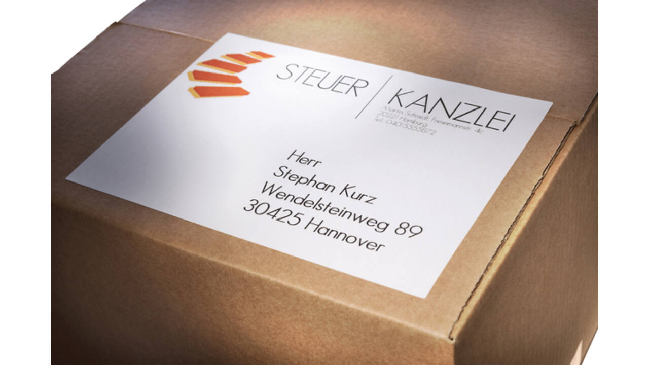 Etiket Avery Zweckform 6135 210x148mm wit 200stuks