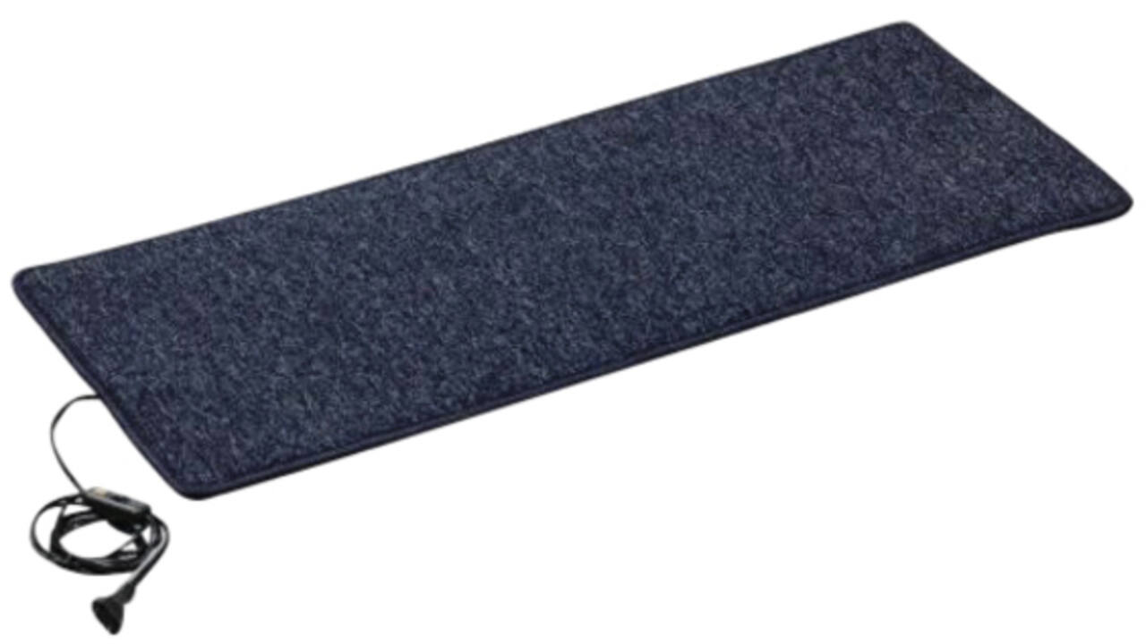 Warme voetenmat DeWarmeMat HP 100W 40 x 110 cm grijs