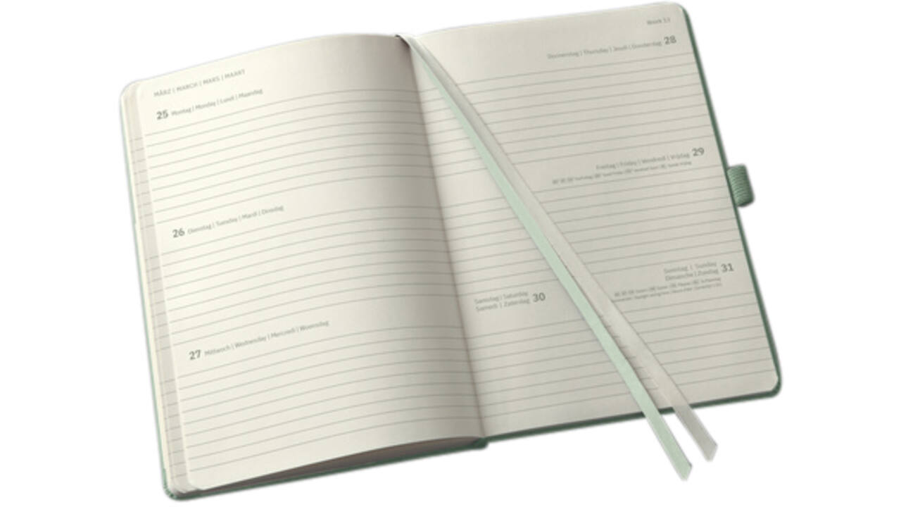 Agenda 2024 Sigel Conceptum A5 7dagen/2pagina's taupe