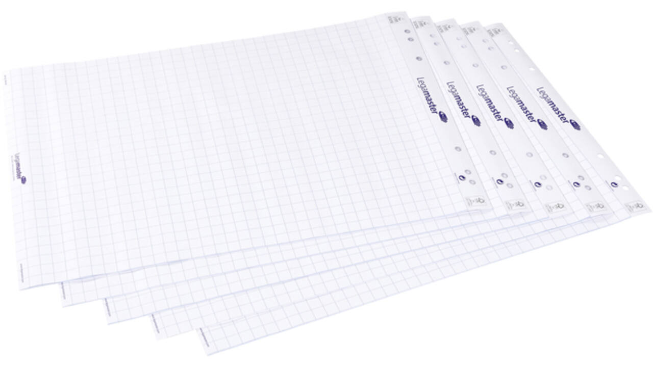 Flipoverpapier Legamaster ruit 20vel 5stuks