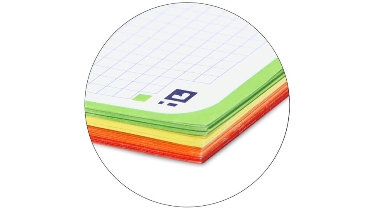 Projectboek Oxford School A4+ lijn 4-gaats 240 pagina's 80gr aqua