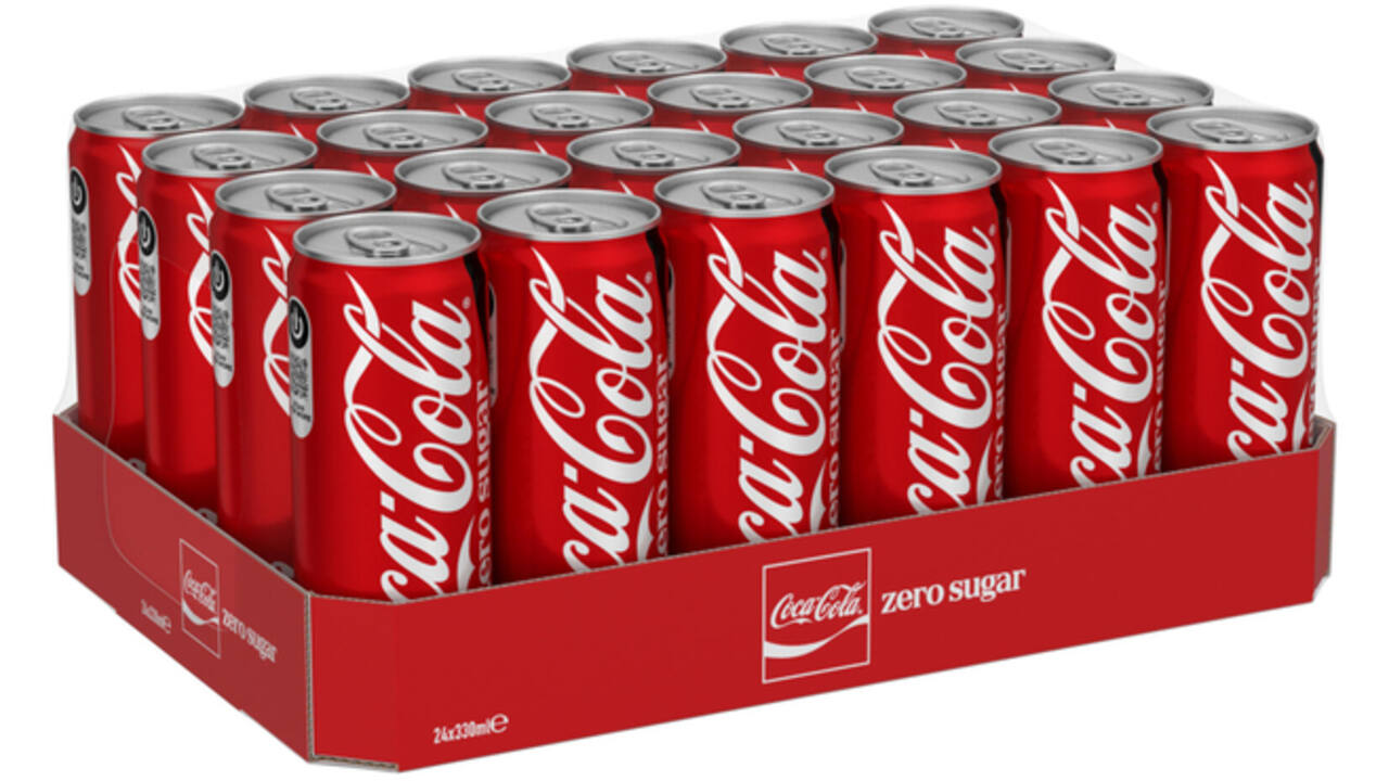 Frisdrank Coca Cola zero blik 330ml