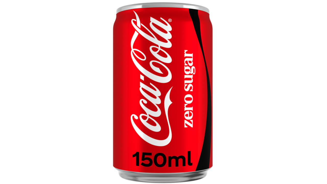 Frisdrank Coca Cola zero blik 150ml