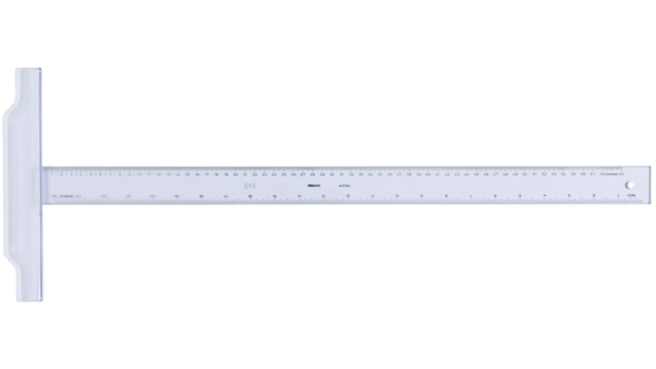 Tekenhaak Aristo GeoCollege 60cm transparant