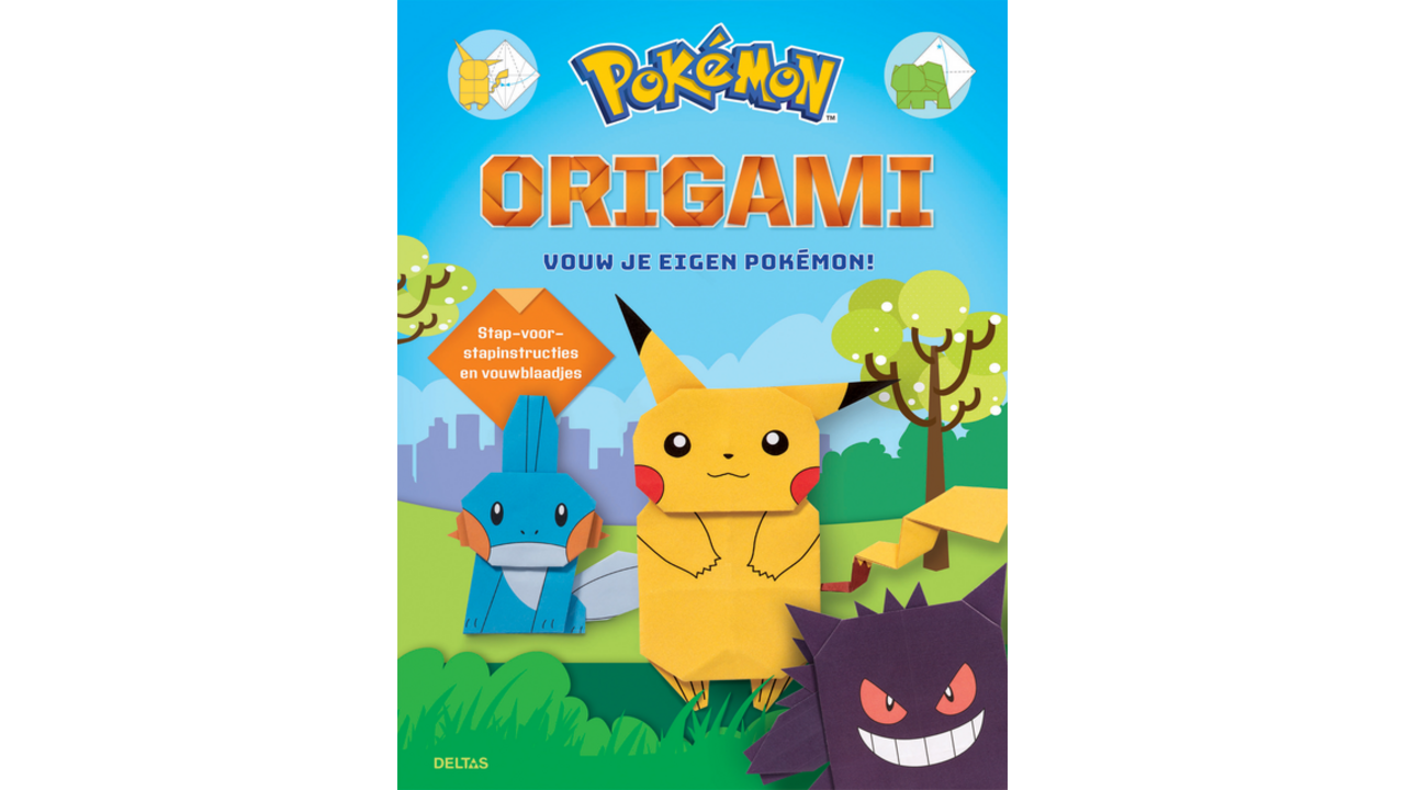 Origamiboek Deltas Pokémon