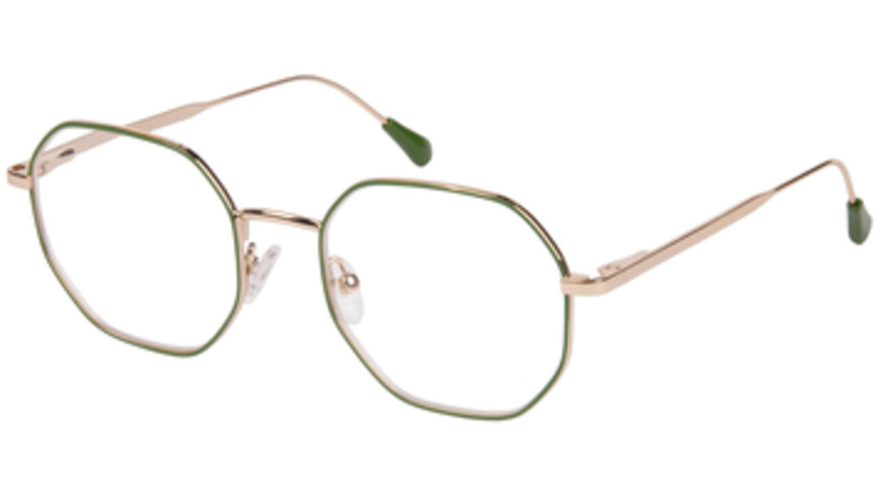 Leesbril I Need You +1.00 dpt Yoko groen-goud