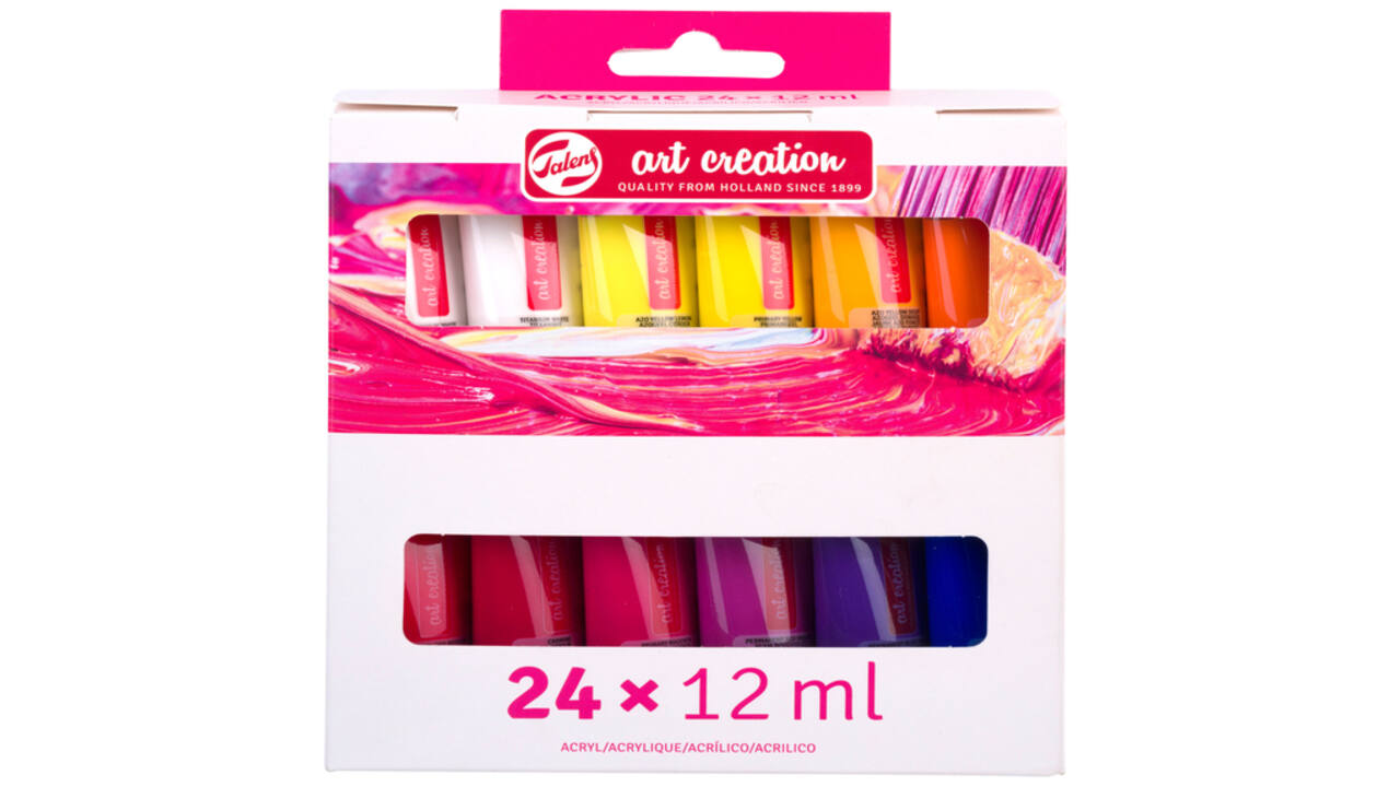 Acrylverf Talens Art Creation 12ml set à 24 kleuren