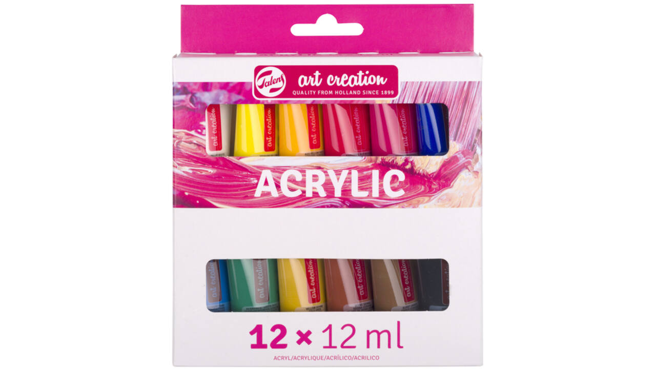 Acrylverf Talens Art Creation 12ml set à 12 kleuren