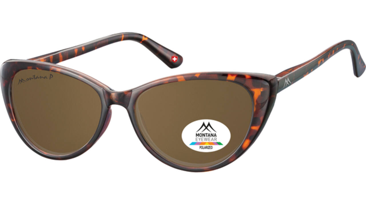 Zonnebril Montana met bruin gepolariseerd glas turtle