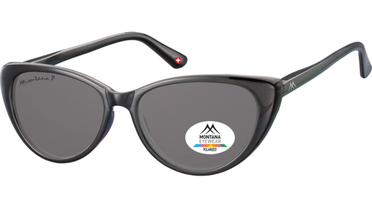 Zonnebril Montana met smoke glas zwart