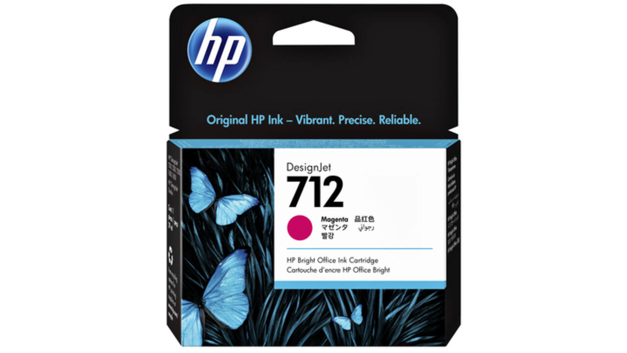 Inktcartridge HP 712 3ED68A rood