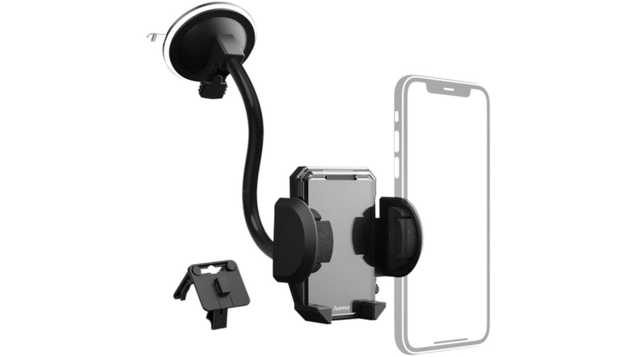 Smartphonehouder Hama 2-in-1 voor de auto
