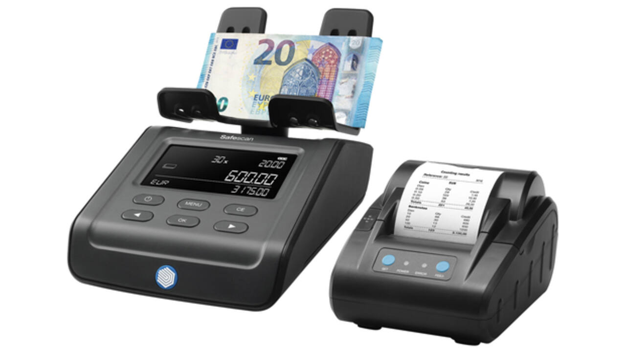 Geldtelweegschaal Safescan 6165 zwart