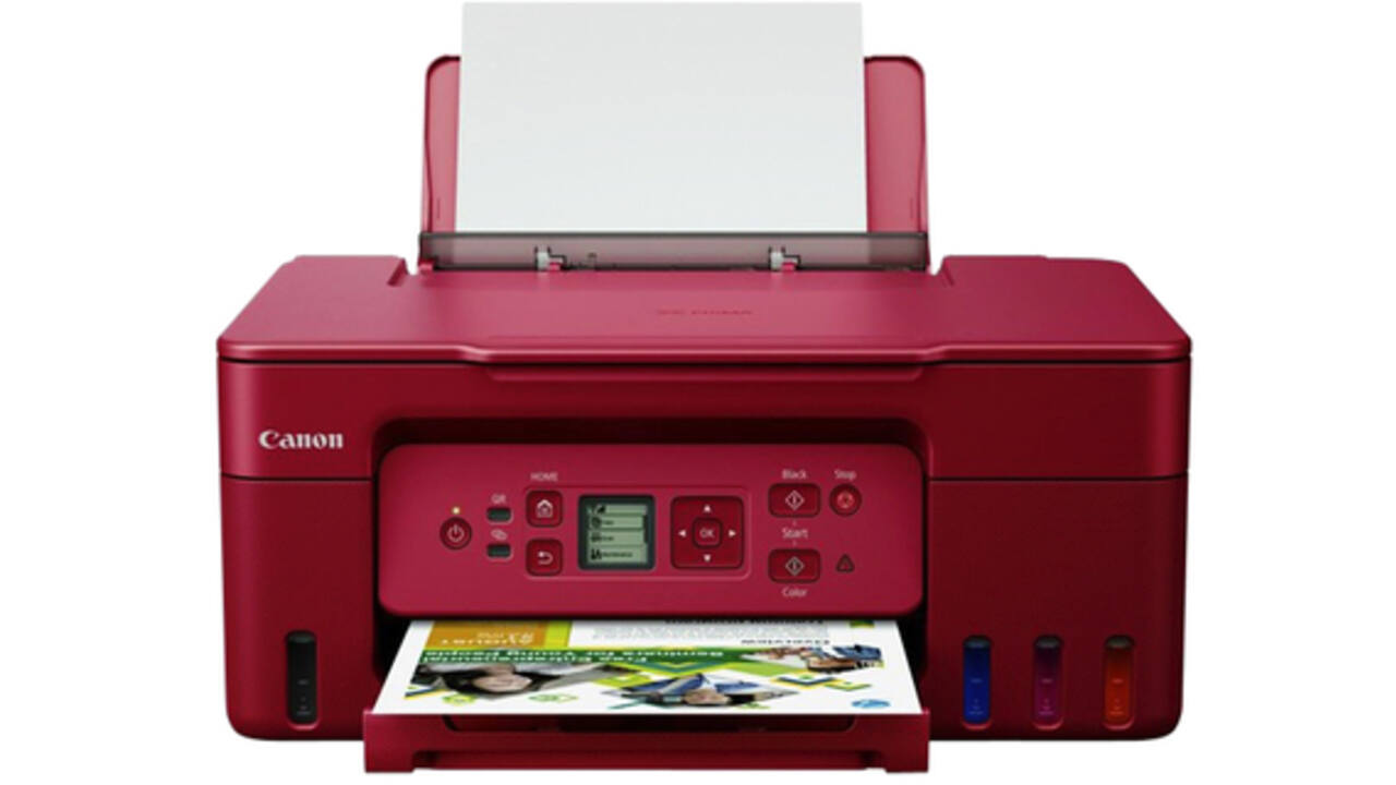 Multifunctional inktjet printer Canon PIXMA G3572 rood