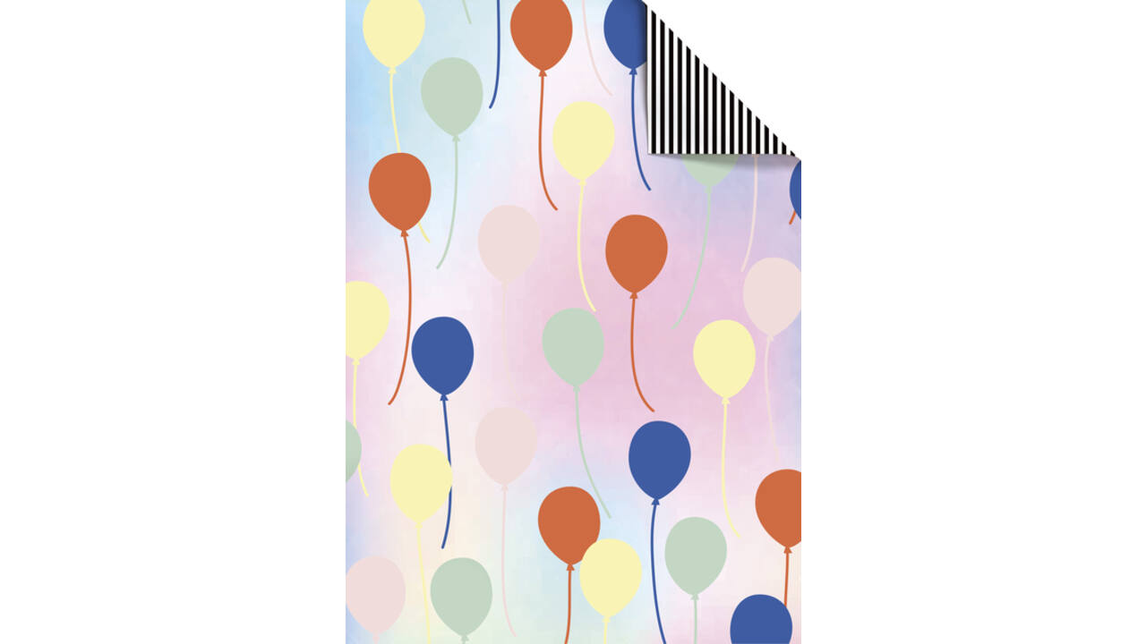 Inpakpapier Stewo Bright Fun 200x70cm assorti