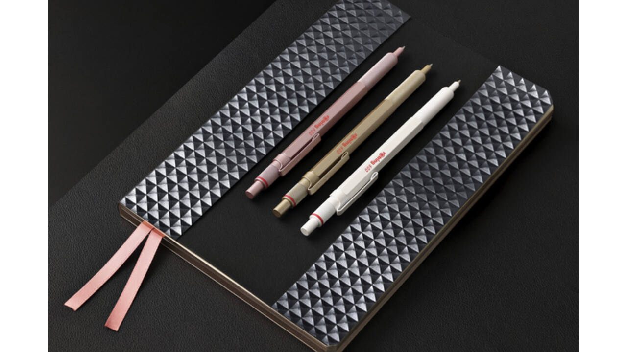 Balpen rOtring 600 medium goud