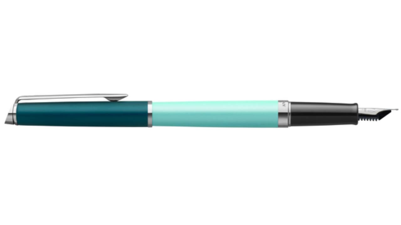 Vulpen Waterman Hémisphère Colour Blocking green CT fijn