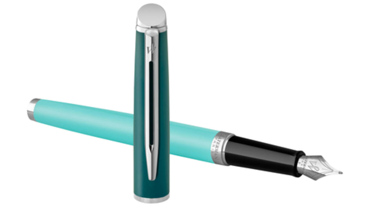 Vulpen Waterman Hémisphère Colour Blocking green CT fijn