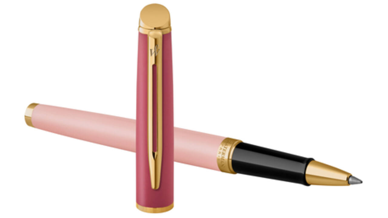 Rollerpen Waterman Hémisphère Colour Blocking pink GT fijn