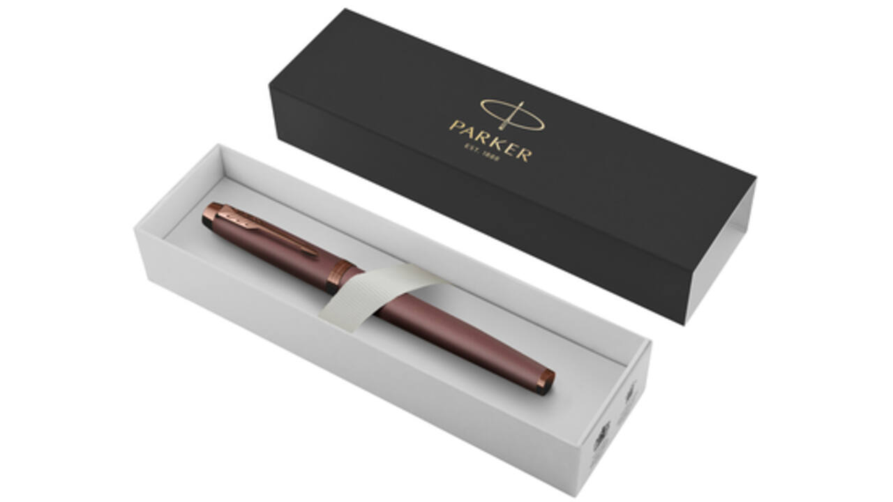 Rollerpen Parker IM Monochrome burgundy GT fijn