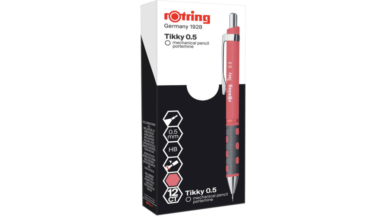 Vulpotlood rOtring Tikky 0.5mm oud roze