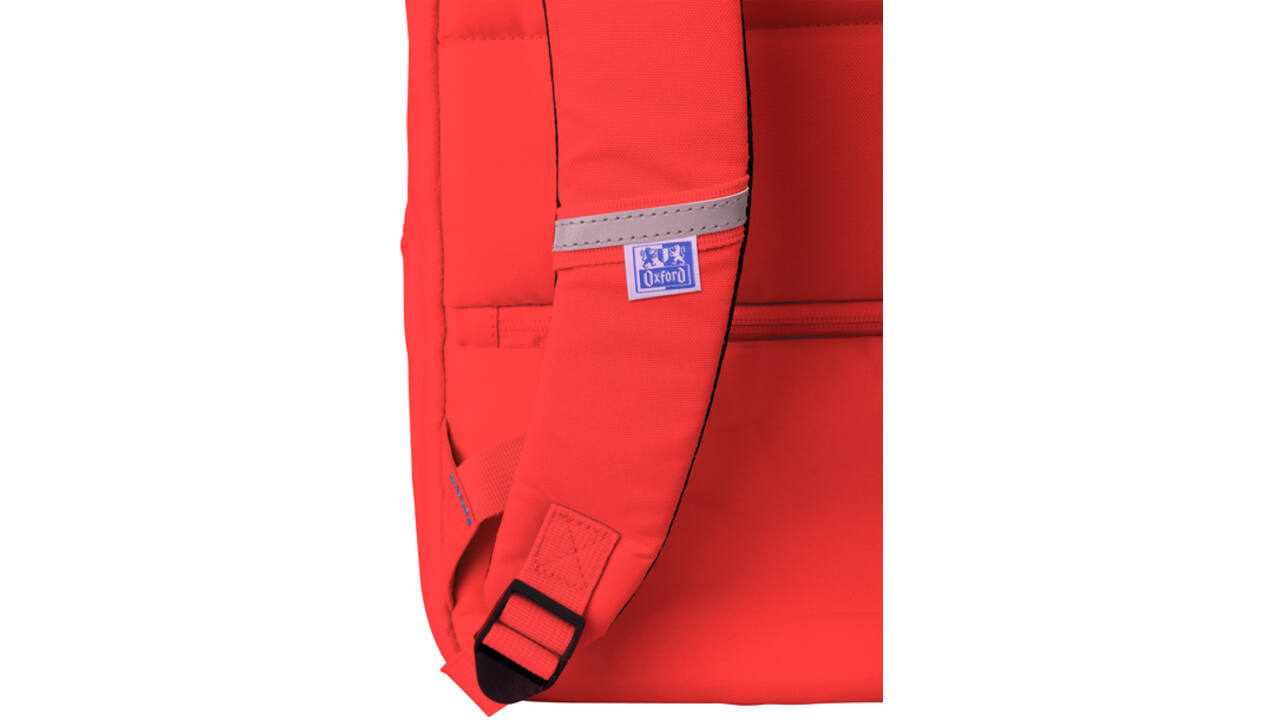 Rugzak Oxford 12 vakken rood