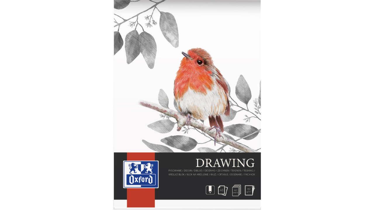 Tekenblok Oxford Drawing A3 40 vel 160 gram