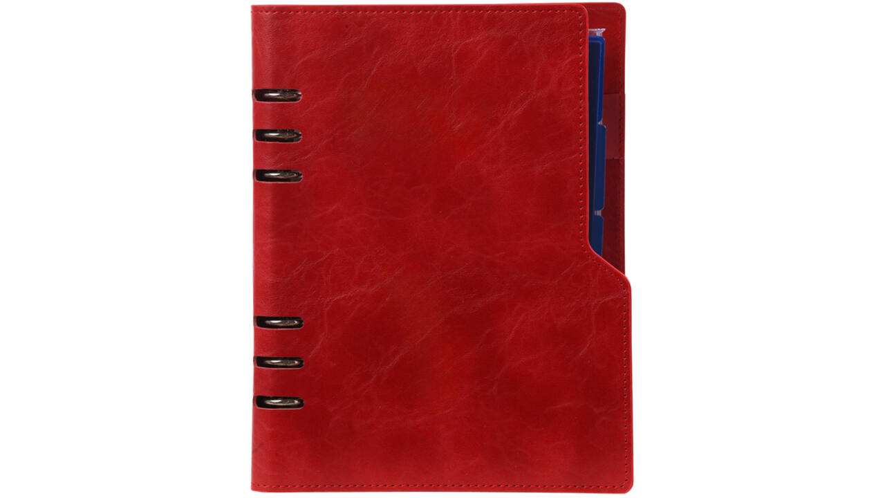 Organizer Kalpa Clipbook A5 inclusief agenda 2024-2025 7dagen/2pagina's rood