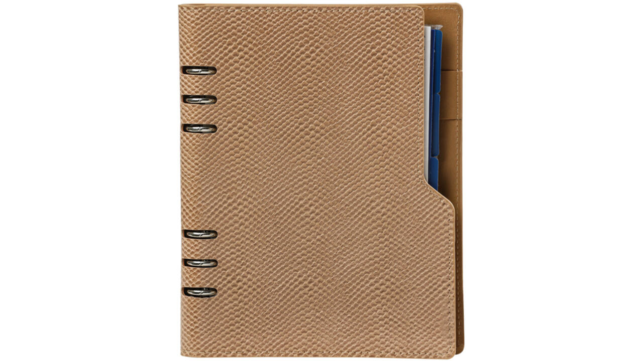 Organizer Kalpa Clipbook A5 inclusief agenda 2024-2025 7dagen/2pagina's slangprint bruin