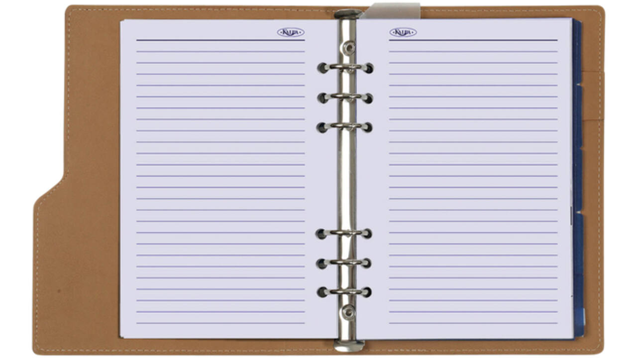 Organizer Kalpa Clipbook A5 inclusief agenda 2024-2025 7dagen/2pagina's slangprint bruin