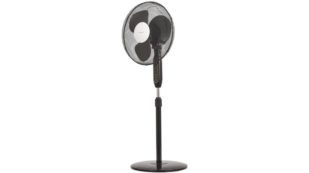 Statiefventilator Inventum met remote 40cm zwart
