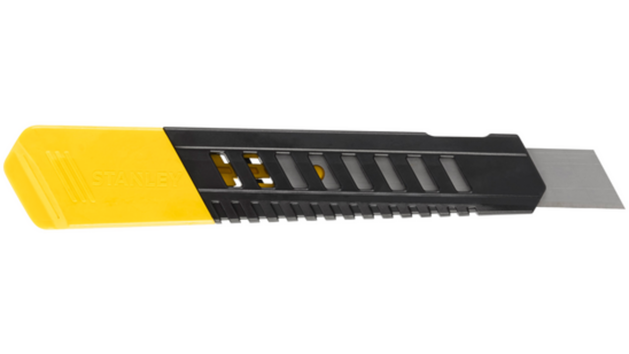 Afbreekmes Stanley SM 18mm antichoc blister à 1 stuk