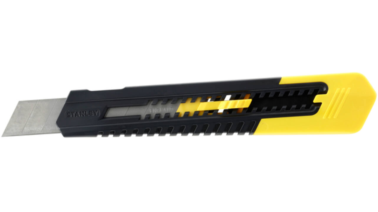 Afbreekmes Stanley SM 18mm antichoc blister à 1 stuk