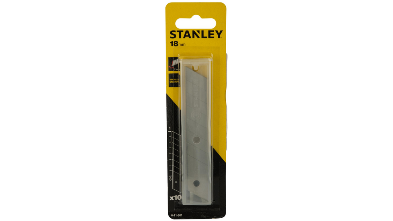 Afbreekmesjes Stanley 18mm 10 stuks