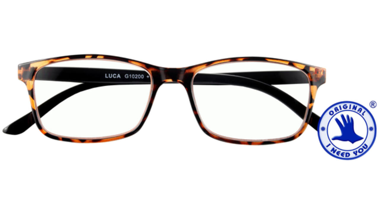 Leesbril I Need You +1.00 dpt Luca bruin